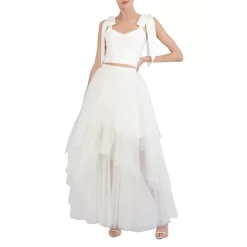 BCBGMAXAZRIA Cropped Corset Top Gardenia -Cheap Bcbg Store unnamed file 204