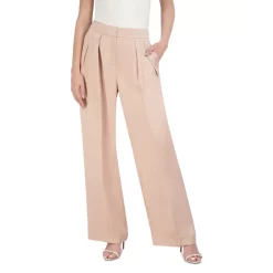 BCBGMAXAZRIA Pleated Wide Leg Pants Dusty Pink