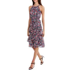 BCBGMAXAZRIA Floral Asymmetric Tiered Dress Painterly -Cheap Bcbg Store unnamed file 396