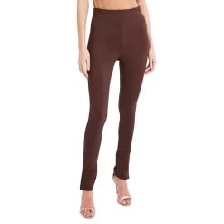 BCBGMAXAZRIA Split Hem Leggings Coffee Bean
