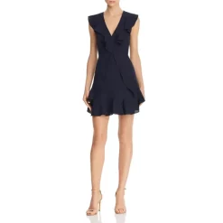 BCBGMAXAZRIA Ruffled Mini Dress - 100% Exclusive Black -Cheap Bcbg Store unnamed file 43